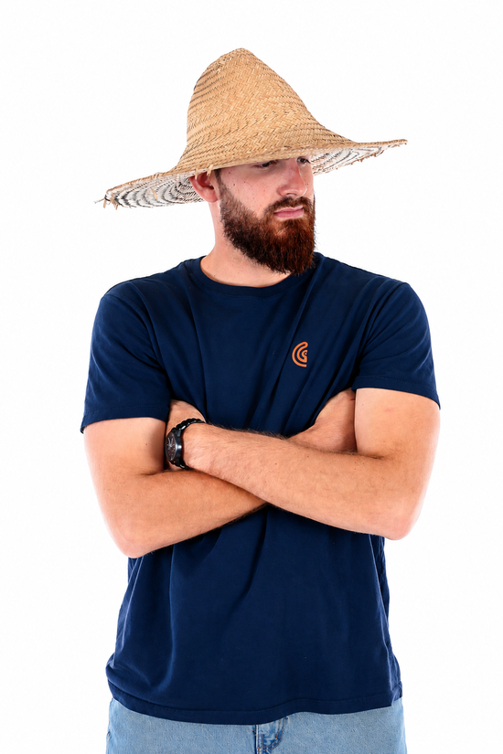 Camiseta Primos Agro - Um poquim caba que... - Azul marinho